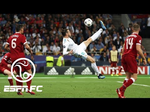 Gareth Bale’s epic Champions League-winning bicycle kick goal for Real Madrid vs Liverpool | ESPN FC