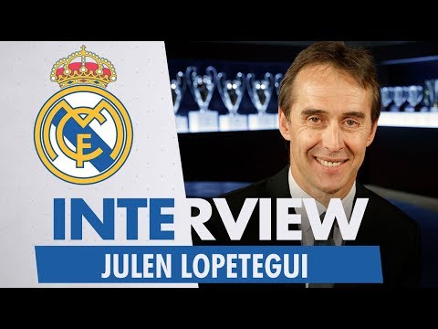 Exclusive Interview | JULEN LOPETEGUI | NEW Real Madrid Coach