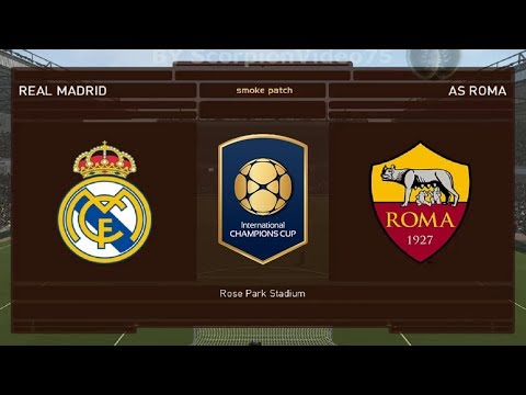 Real Madrid Vs Roma – Int.Champions Cup 2018 | PES 2018 Patch [Giù]