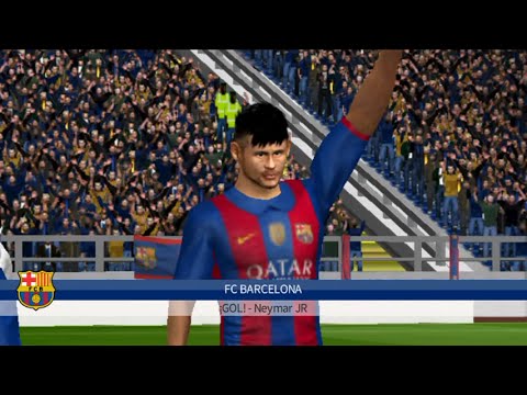 Dream league soccer 2016 | Fc Barcelona Vs Real Madrid