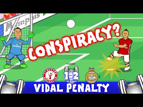 VIDAL CONSPIRACY? 1-2 Bayern Munich vs Real Madrid (Champions League Parody Goals and Highlights)