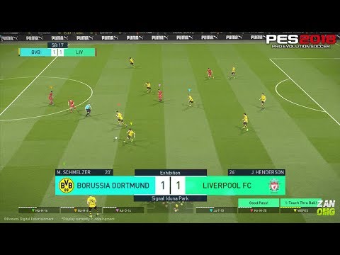 PES 2018 | Liverpool vs Borussia Dortmund | Full Match Gameplay (PS4/XBOX ONE/PC) HD