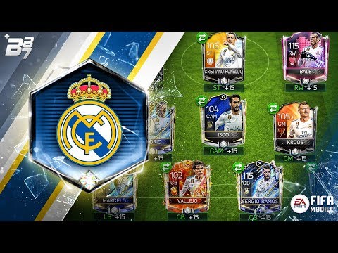 FULL REAL MADRID SPECIAL CARD SQUAD! | FIFA MOBILE