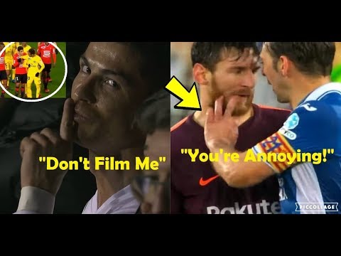 FOOTBALL STARS FIGHTS & ANGRY REACTIONS 2018/2017 FT. MESSI, RONALDO, NEYMAR