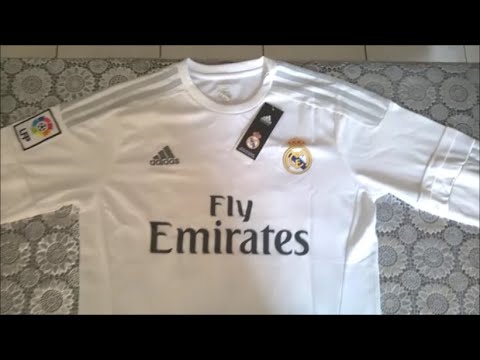 Real Madrid 2015/16 Home kit Unboxing