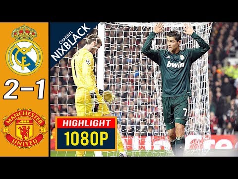 Real Madrid 2-1 Manchester United 2013 UCL Round of 16 All goals & Highlights FHD/1080P