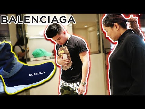 WEARING FAKE BALENCIAGAS TO THE BALENCIAGA STORE!