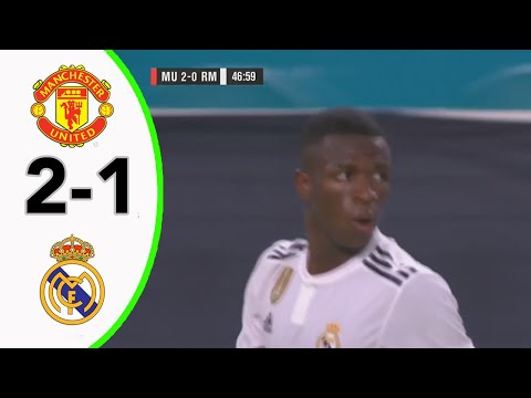 Man Utd vs Real Madrid (2-1) All Goals & Highlights – ICC 2018