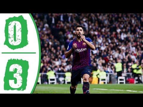 Real Madrid vs Barcelona Highlights 0-3 English Commentary 27-2-2019