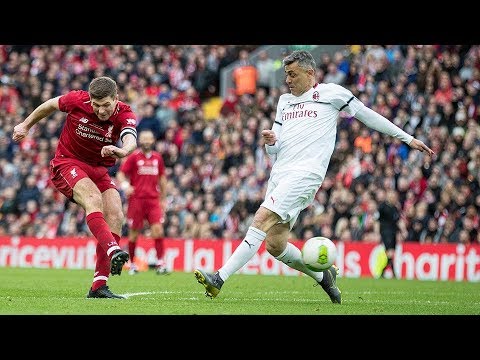 Liverpool Legends 3-2 AC Milan | Fowler flick, Pirlo free-kick and a Steven Gerrard winner