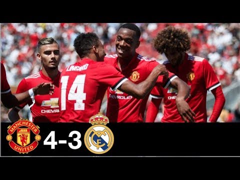 Manchester United vs Real Madrid 4-3 All Goals & Extended Highlights Resumen y Goles (Last Matches)
