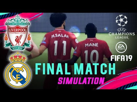 LIVERPOOL vs REAL MADRID | FIFA 19 UCL Final Match Simulation | Broadcast Camera – 1080HD