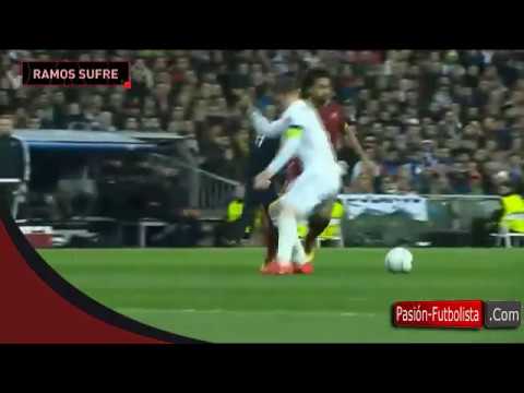 Mohamed Salah Humilla a Sergio Ramos Real Madrid vs AS Roma 2 0 Champions League 08 03 2016