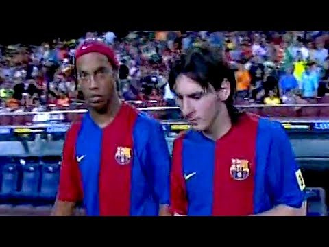 Ronaldinho & Lionel Messi vs Espanyol 2006/07 (H) – Supercopa 2006 – By PedroPaulo10i