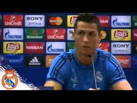 La pregunta que enfadó a Cristiano Ronaldo • Rueda de prensa Roma vs Real Madrid • 2016
