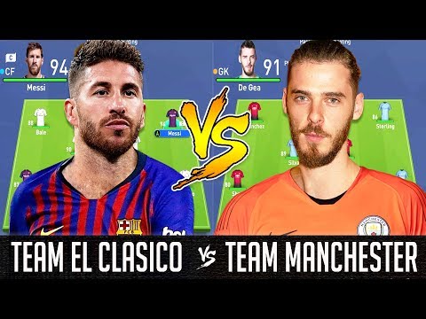 El Clasico XI VS Manchester Derby XI – FIFA 19 Experiment