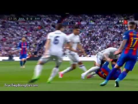 Real Madrid vs Barcelona – La Liga 24/4/2017 Hiệp 1 Full