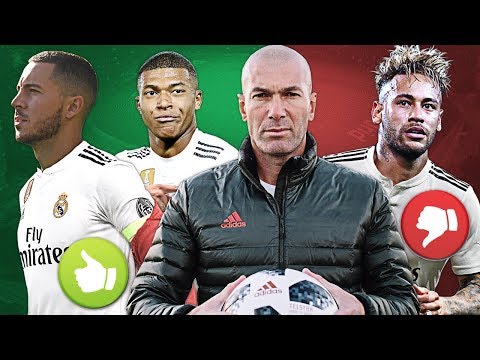 Zidane pede MBAPPÉ, HAZARD e mais 3 l NEYMAR está FORA da lista !