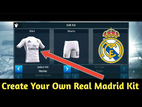 How To Create Real Madrid Kit For DLS 18 Easy Full Tutorial