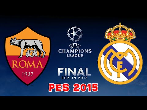 PES 2015 – UCL Final – Real Madrid vs AS Roma – Full Match HD