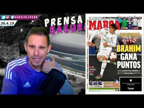 EL MARCA Y SU REALIDAD PARALELA… + REACCIONES AL GETAFE 0-0 REAL MADRID EN #PRENSABASURA