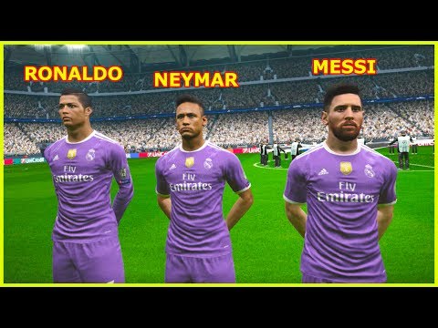 WHAT IF MESSI AND NEYMAR Come To Real Madrid | PES 2017 Gameplay