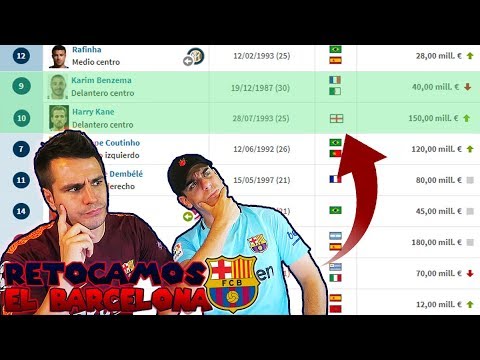 Así sería el BARCELONA 2018/2019 en la VIDA REAL siendo MÁNAGERS del CLUB (Con Robert PG)