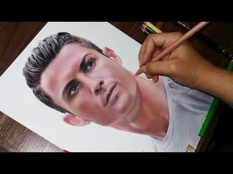 Desenhando o Cristiano Ronaldo | Real Madrid (REDRAWING)