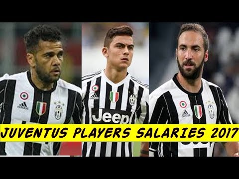 JUVENTUS PLAYERS YEARLY SALARIES 2017 .