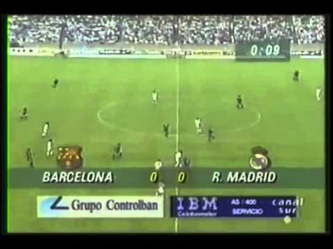 Amazing  Real Madrid vs Barcelona Copa 1993 Part 1  2014   Special