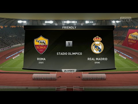 Roma vs Real Madrid||Club Friendly Match||HD Gameplay||Fifa19||Highlights||