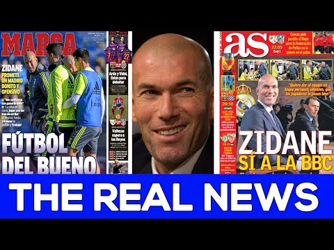 Bale, Benzema and Cristiano? Yes please! | Zidane's Real Madrid | REAL NEWS