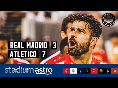 Real Madrid 3 – 7 Atletico Madrid | ICC 2019 Highlights | Astro SuperSport