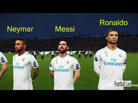 L.Messi & Neymar going to Real Madrid? | Juventus vs Real Madrid | UEFA champions league PES 2018