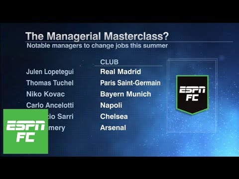 Real Madrid, PSG, Chelsea: Which club's new manager has the toughest job in 2018-19? | ESPN FC