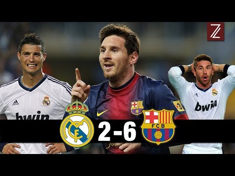 TOP 5 Partidos donde el Barcelona humilló al Real Madrid | Zicrone21