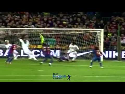 This was Leo Messi's first hat trick, aged 19, against Real Madrid.