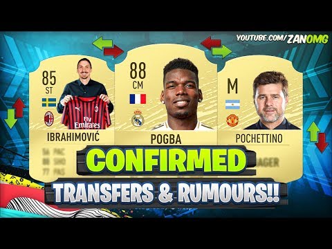 FIFA 20 | NEW CONFIRMED TRANSFERS & RUMOURS!! ?? | FT. POGBA, IBRAHIMOVIC, POCHETTINO..