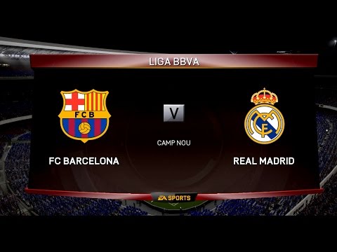 FIFA 15 PC Gameplay – Barcelona vs Real Madrid