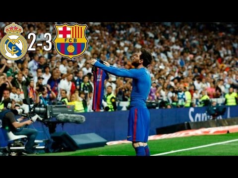 Bernabeu'da Messi Şov! | Real Madrid 2-3 FC Barcelona | Maç Özeti, Türkçe Spiker | 23 Nisan 2017