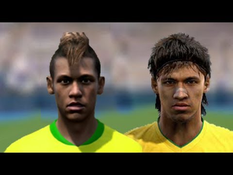 FIFA 13 v PES 13 Faces Head to Head [HD] part 1