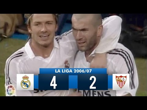 Real Madrid 4-2 Sevilla – La Liga 2005/2006 (15/01/2006) – Full Match Highlights