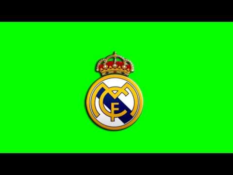 real madrid logo green screen