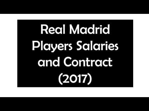 Real Madrid salaries and contract