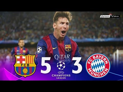 Barcelona 5 x 3 Bayern Munich ● UCL 14/15 Extended Goals & Highlights HD