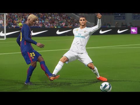 BARCELONA DO BINHO VS REAL MADRID DO CR7, FINAL EMOCIONANTE – PES 2018 – RUMO AO ESTRELATO #104