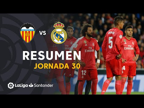 Resumen de Valencia CF vs Real Madrid (2-1)