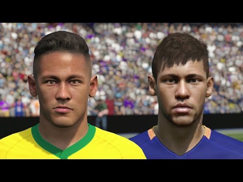 FIFA 16 vs PES 2016 PLAYER FACES