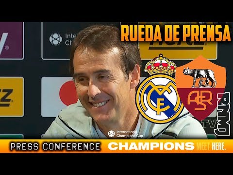 Real Madrid 2-1 Roma Rueda de prensa de Lopetegui post | ICC 2018