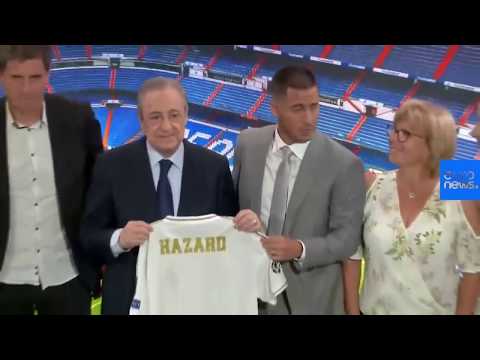 Live replay: Eden Hazard unveiled as Real Madrid player